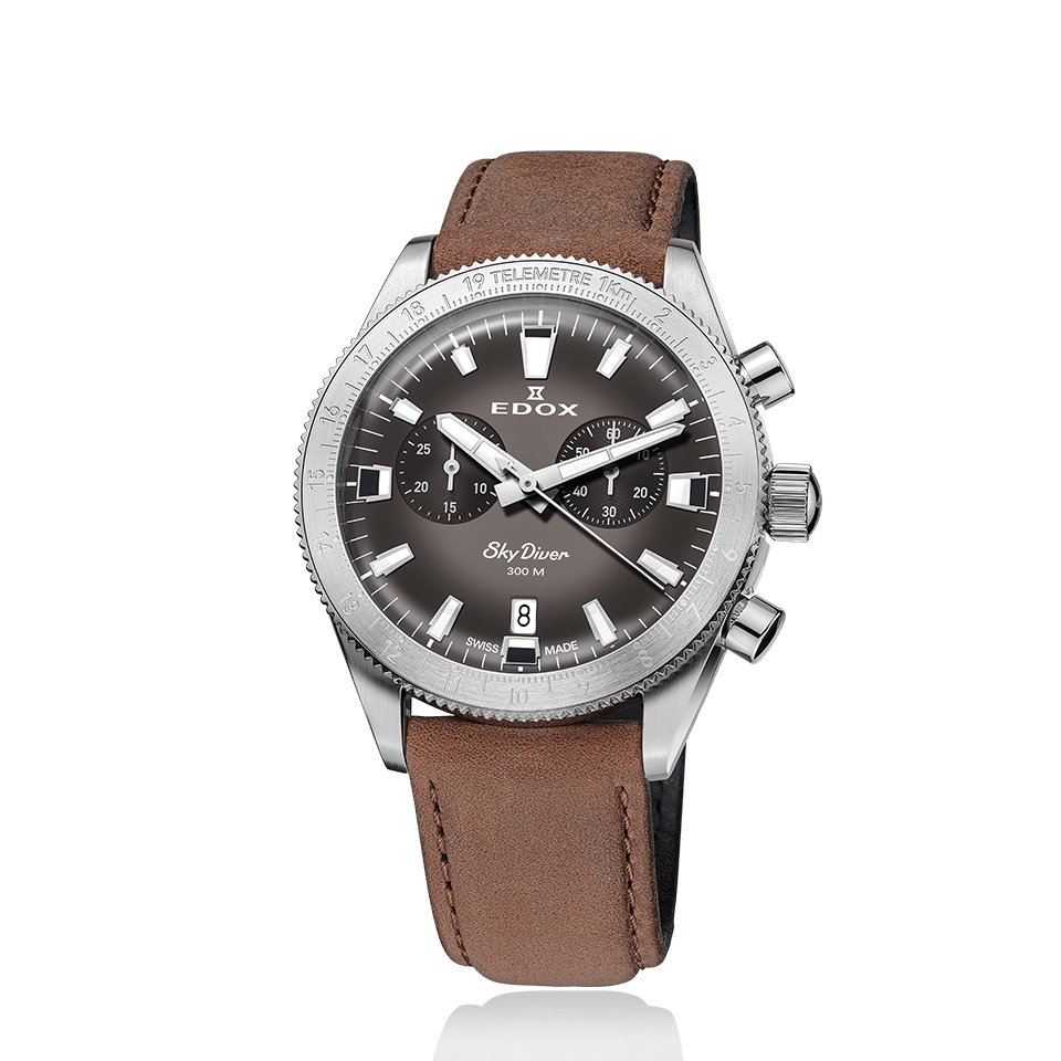 Edox Men's SkyDiver Chronograph Quartz Limited-Edition Watch