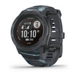 ساعة Garmin Instinct Solar Tactical Edition بسوار سيليكون "بايبلاين" وشاشة عرض ملونة بالكامل