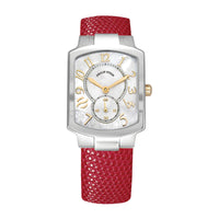 Philip Stein Women's Classic Square Quartz Watch with MOP Dial