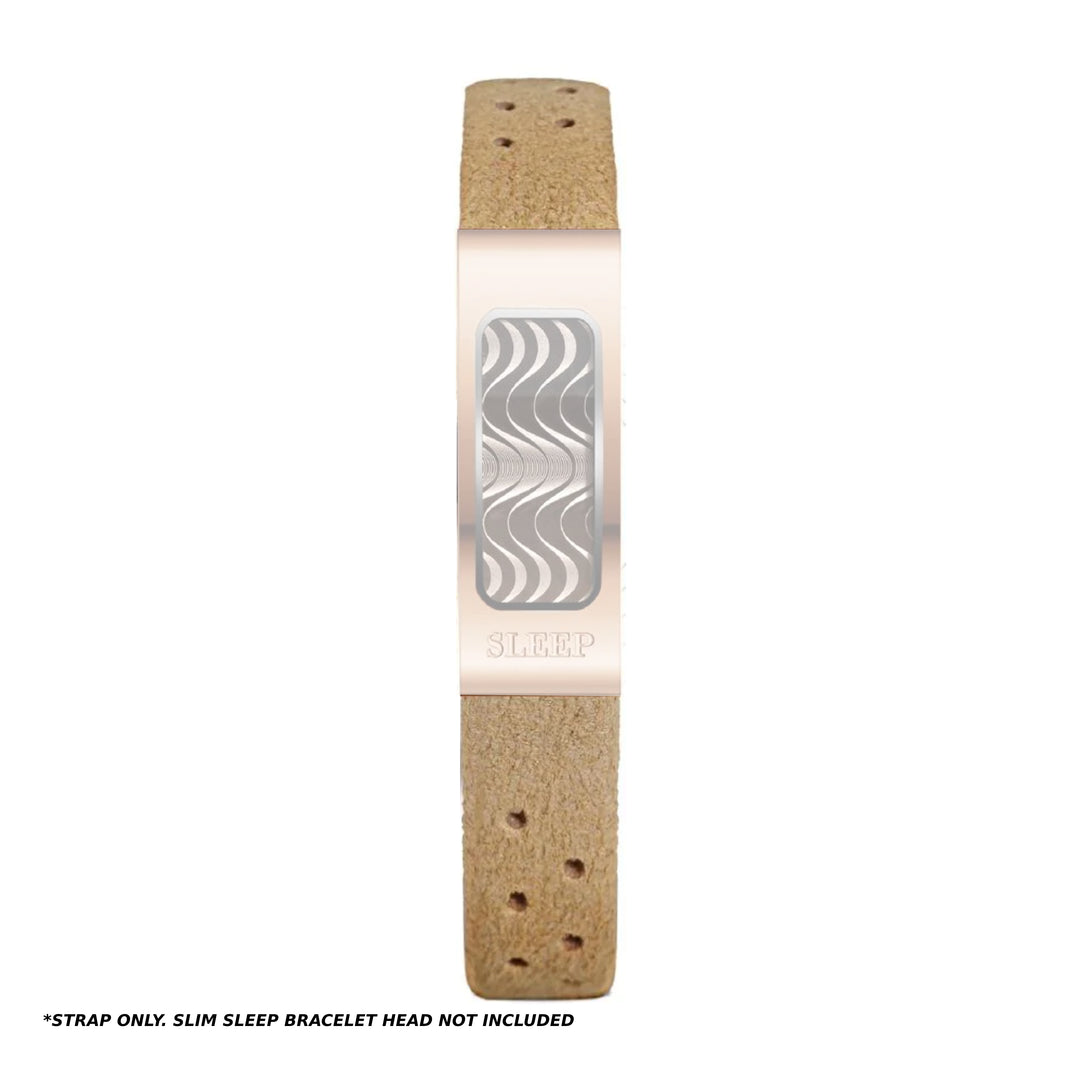 PHILIP STEIN Camel Micro-fibre Strap for Slim Sleep Bracelet