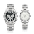 Philip Stein Couple Watch 47C-CRBWP-SS & 46-DSLP-SS