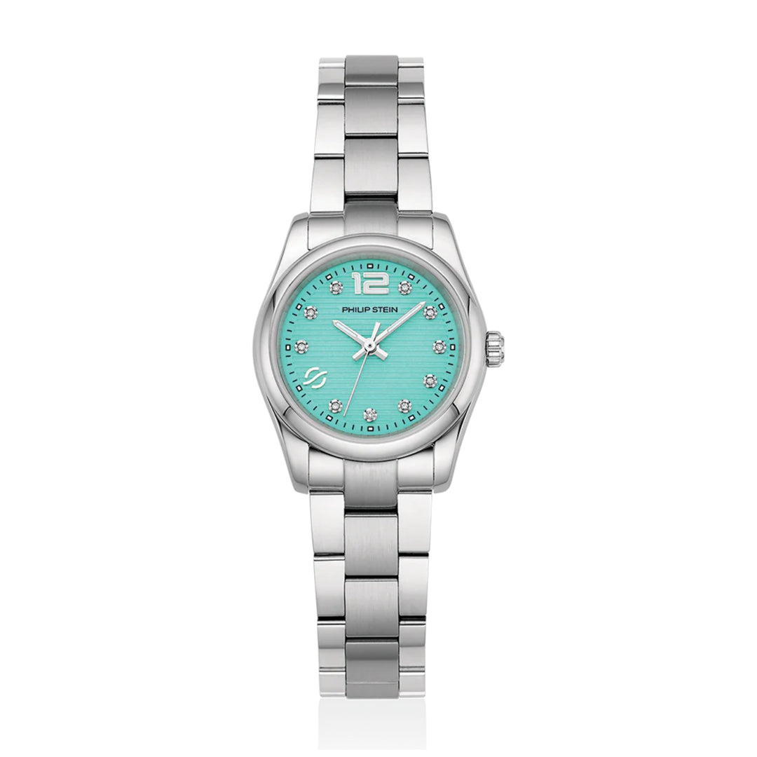 PHILIP STEIN Women's Journey Mini Diamond Watch Turquoise Dial