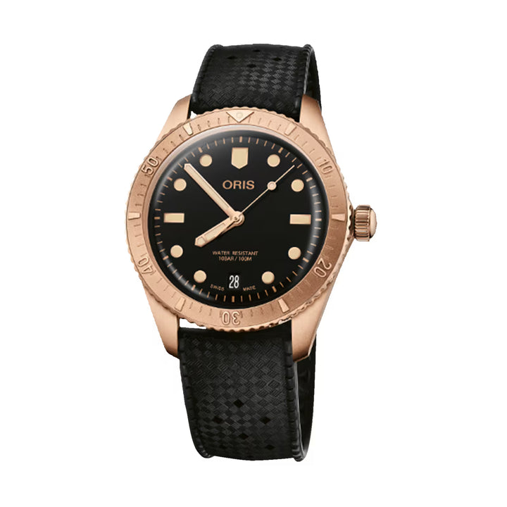 Oris Men's Bronze Case Black Dial Automatic Watch