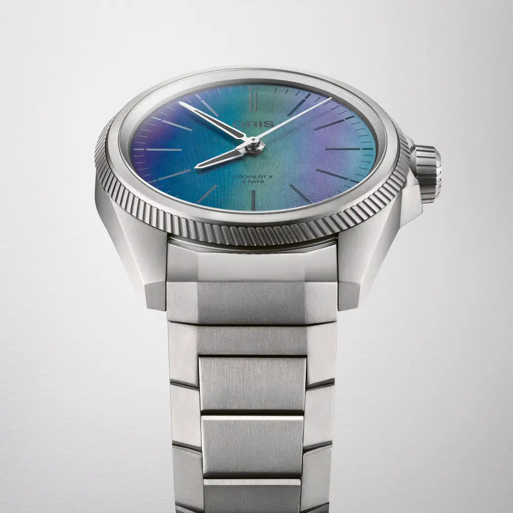 Oris Men's Titanium Case Multicoloured Dial Automatic Watch