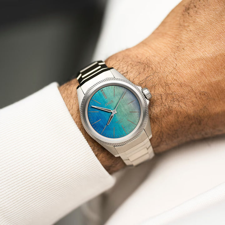 Oris Men's Titanium Case Multicoloured Dial Automatic Watch