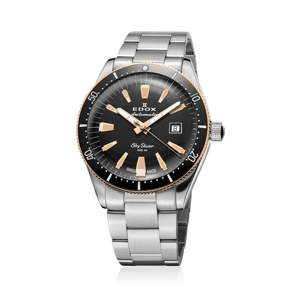 Edox Men's SkyDiver Date Automatic Limited-Edition Watch