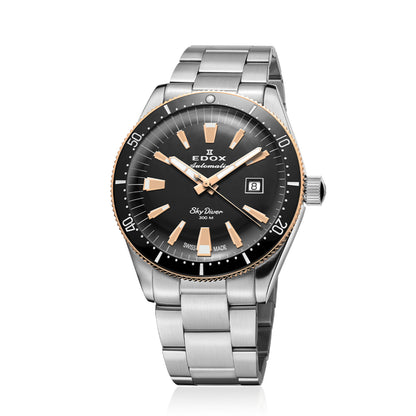 Edox Men's SkyDiver Date Automatic Limited-Edition Watch