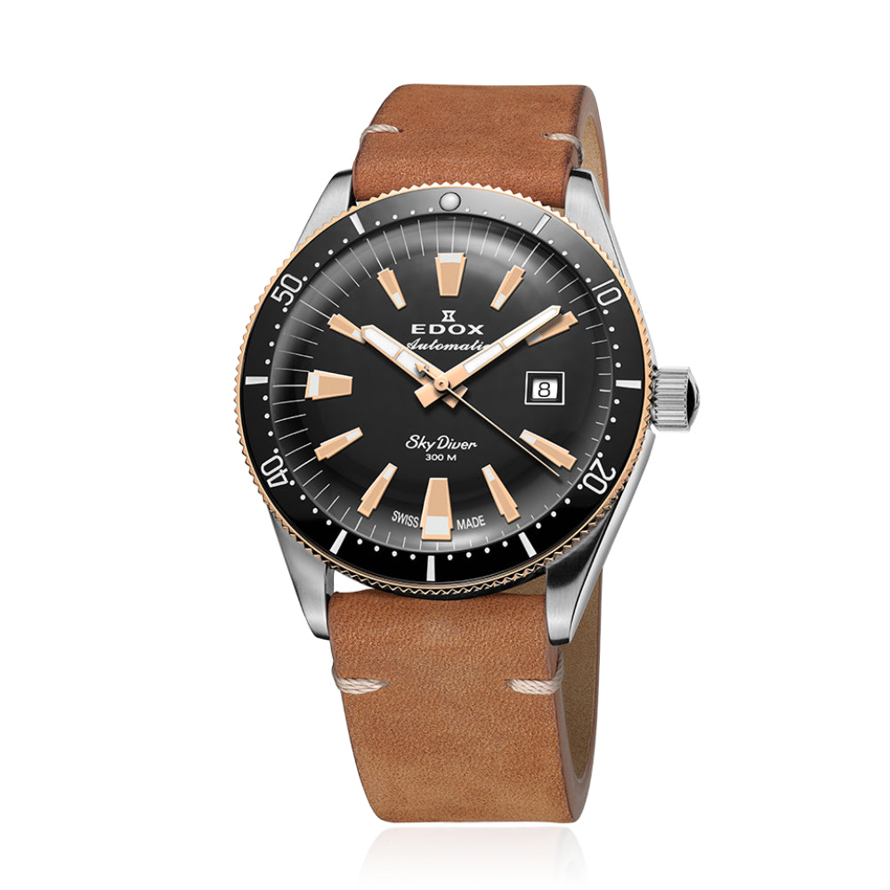 Edox Men's SkyDiver Date Automatic Limited-Edition Watch