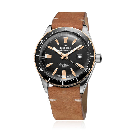 Edox Men's SkyDiver Date Automatic Limited-Edition Watch