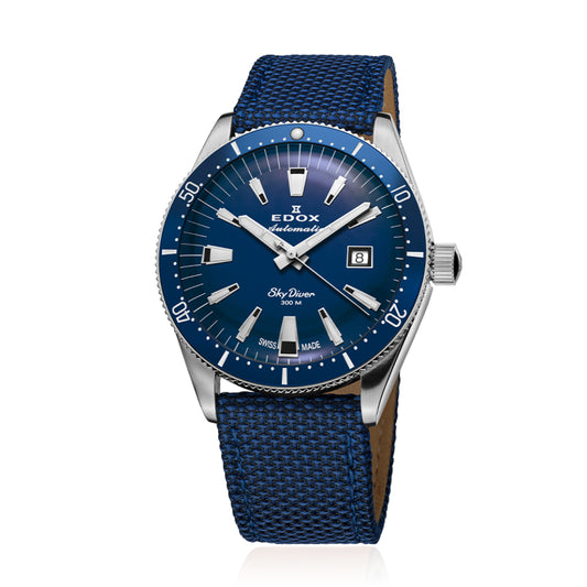Edox Men's SkyDiver Date Automatic Limited-Edition Watch