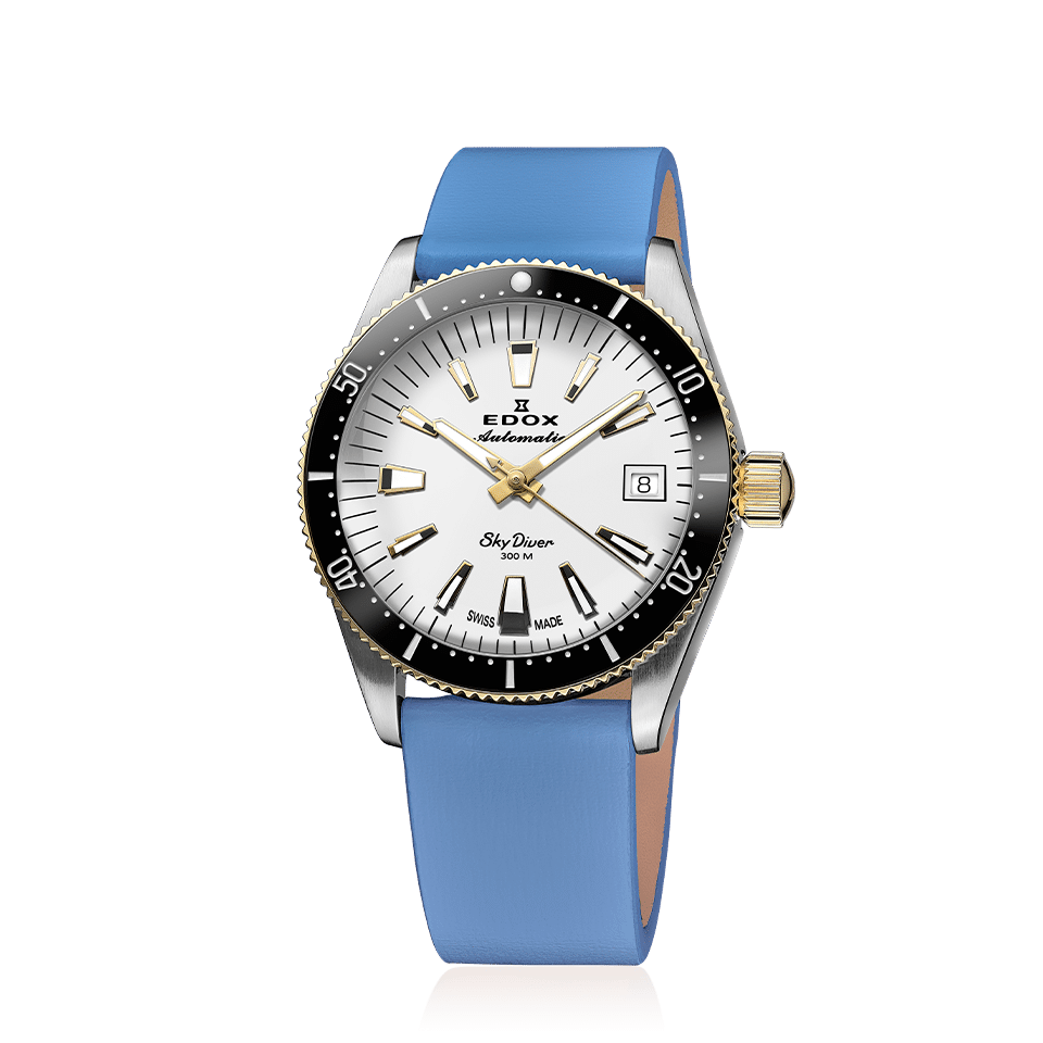 EDOX Unisex SkyDiver Date Automatic Special-Edition Watch