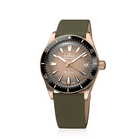 Edox Unisex SkyDiver Date Automatic Special-Edition Watch