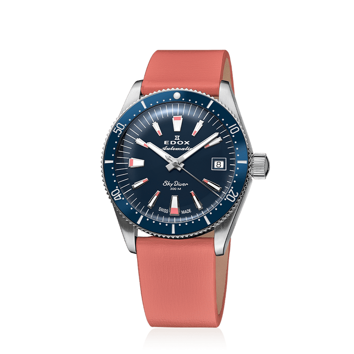EDOX Unisex SkyDiver Date Automatic Special-Edition Watch