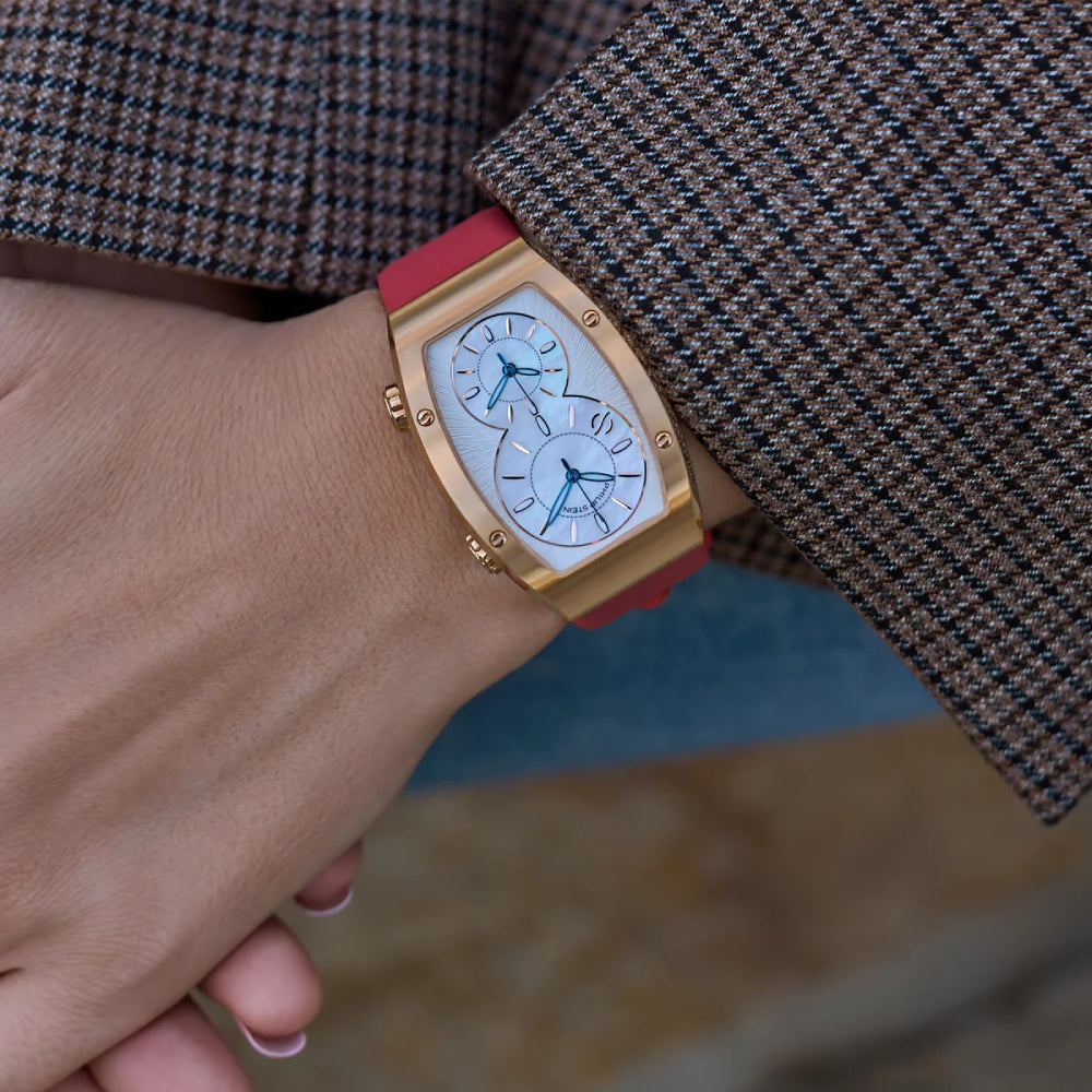 Philip Stein Signature Evolution Unisex R.Gold-plated Quartz Watch