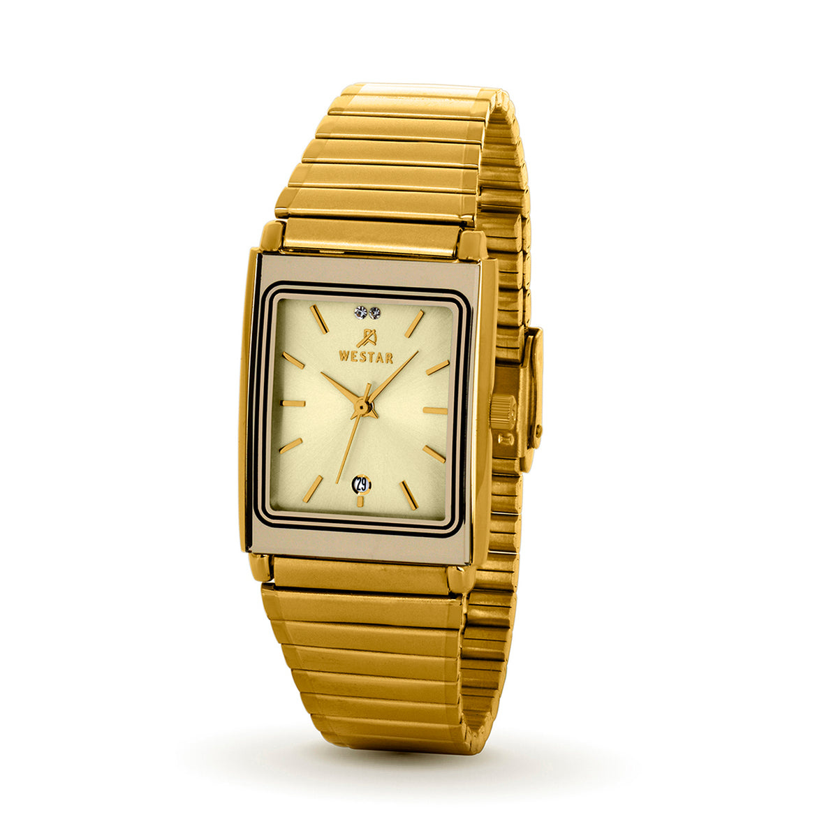 Westar Executive Unisex Watch - Light Champagne Dial  - 8847GPN102