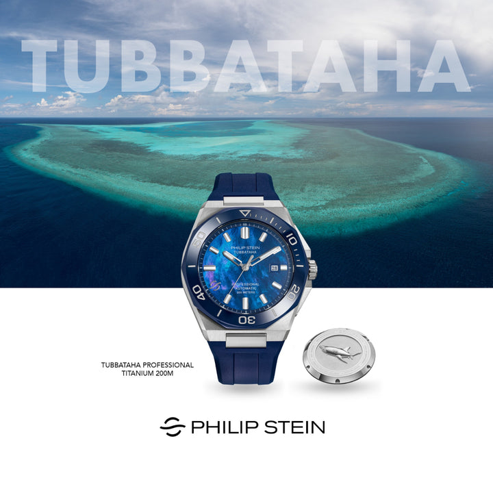 PHILIP STEIN Tubbataha Automatic 200m Professional Divers Gents Watch