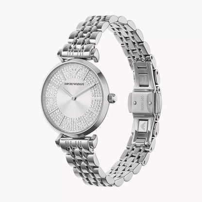 Emporio Armani Two-Hand Stainless Steel Ladies Watch - AR11445
