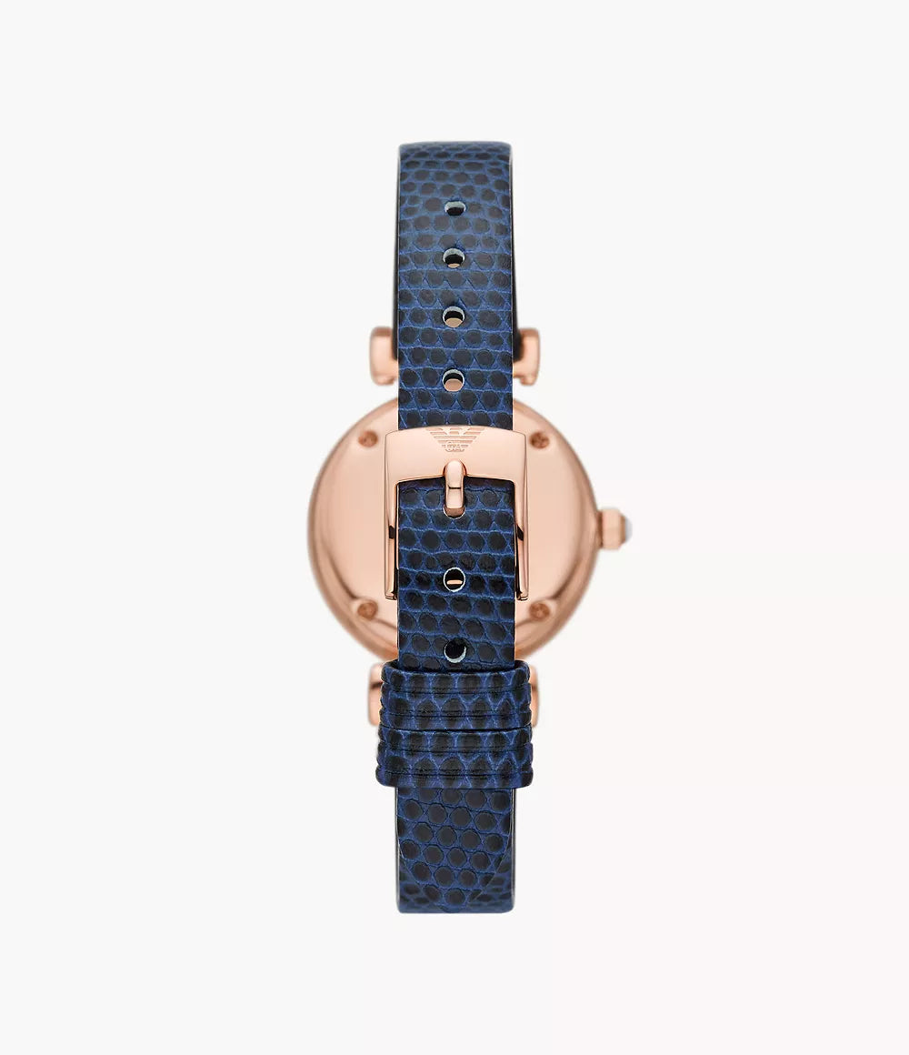 Armani ladies watch clearance blue face