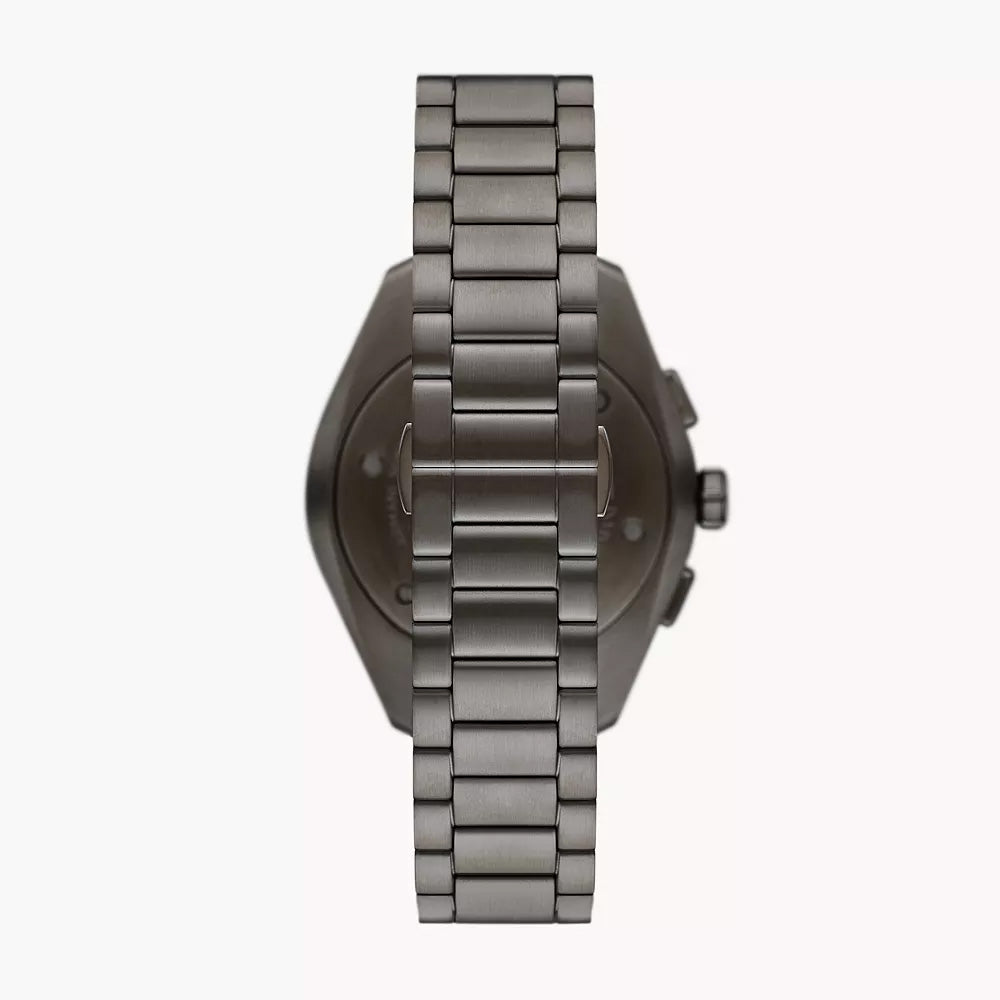 Emporio Armani Chronograph Gunmetal Stainless Steel Watch