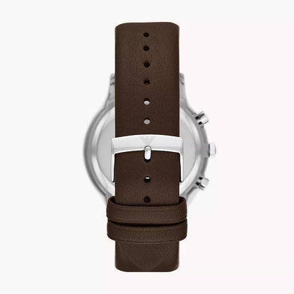 Emporio Armani Chronograph Brown Leather Watch - AR11490