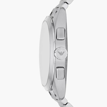 ساعة إمبوريوم أرماني كرونوغراف من الفولاذ المقاوم للصدأ