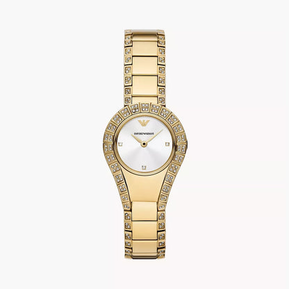 Emporio Armani Two-Hand Gold-Tone Stainless Steel