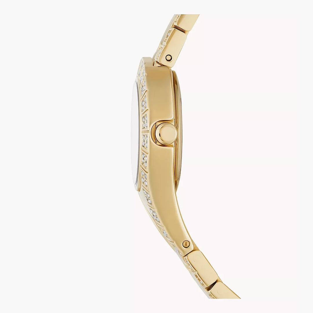 Emporio Armani Two-Hand Gold-Tone Stainless Steel