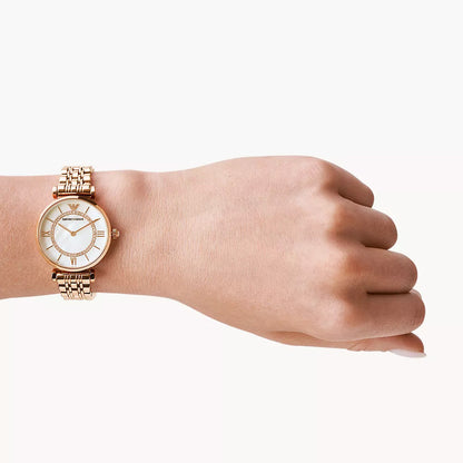 Emporio Armani Women's Gianni T-Bar Fashion Quartz Watch