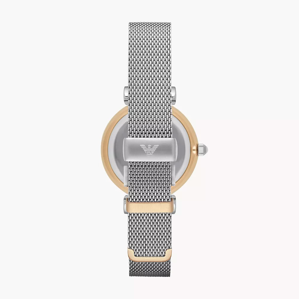 Emporio Armani Women'S Two-Hand Stainless Steel Watch