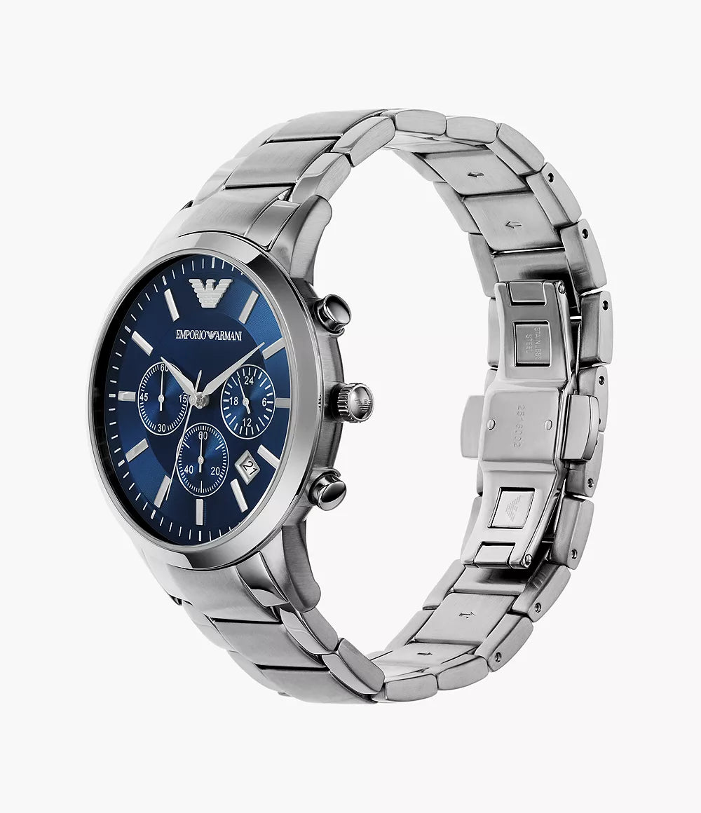 Emporio armani ar2448 men's renato chronograph clearance watch