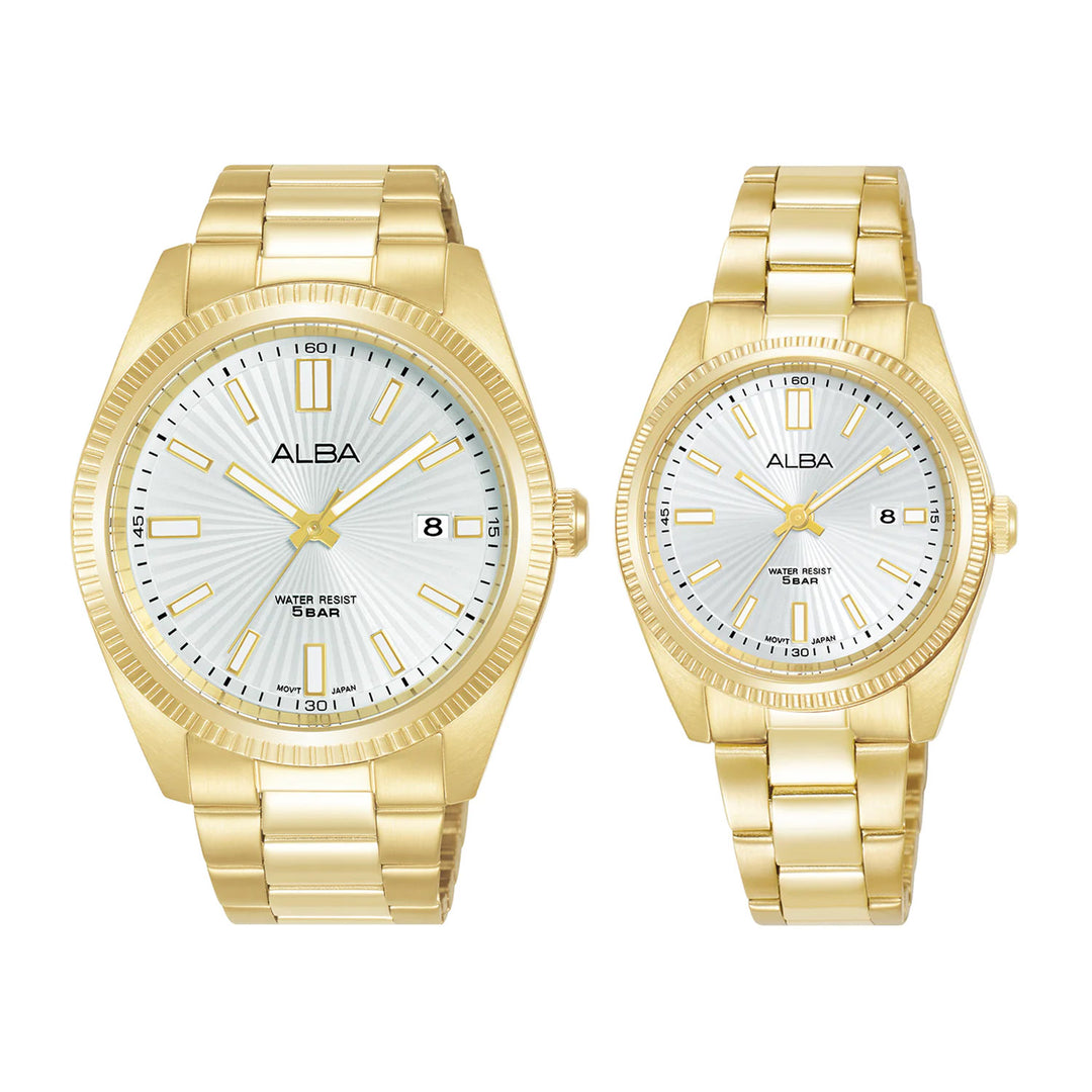 Alba Couple Set Watches - AS9S60X1 & AH7CK4X1