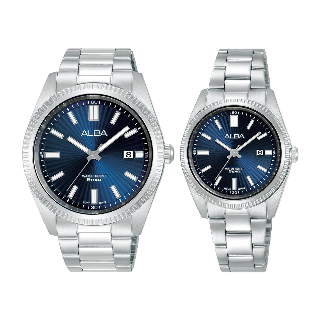 Alba Couple Set Watches - AS9S69X1 & AH7CL1X1