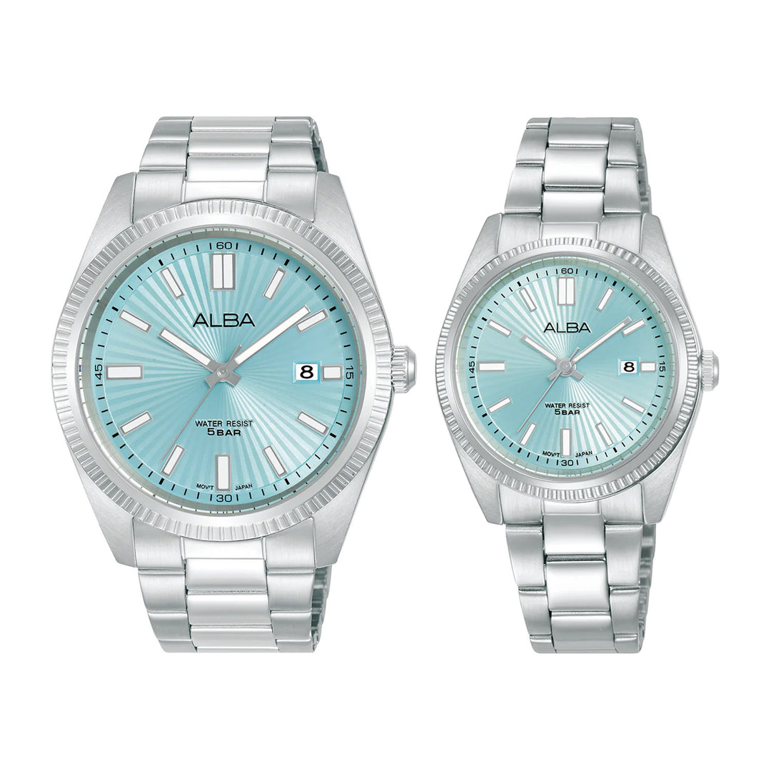 Alba Couple Set Watches - AS9S71X1 & AH7CL7X1