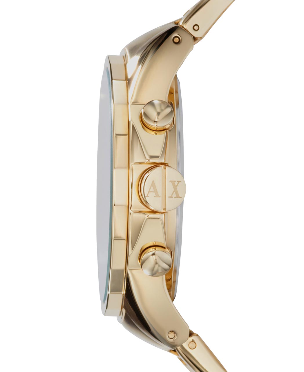 Armani Exchange Men's Chronograph Gold-Tone Stainless Steel Watch