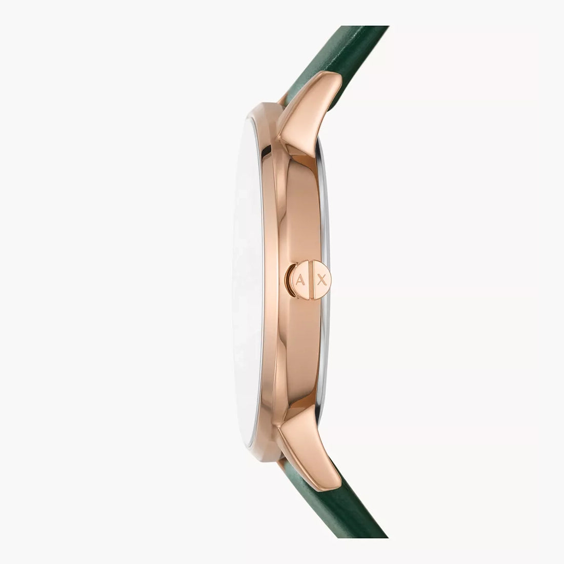 Armani Exchange Lola Women's Green Pro-Planet Leather Watch