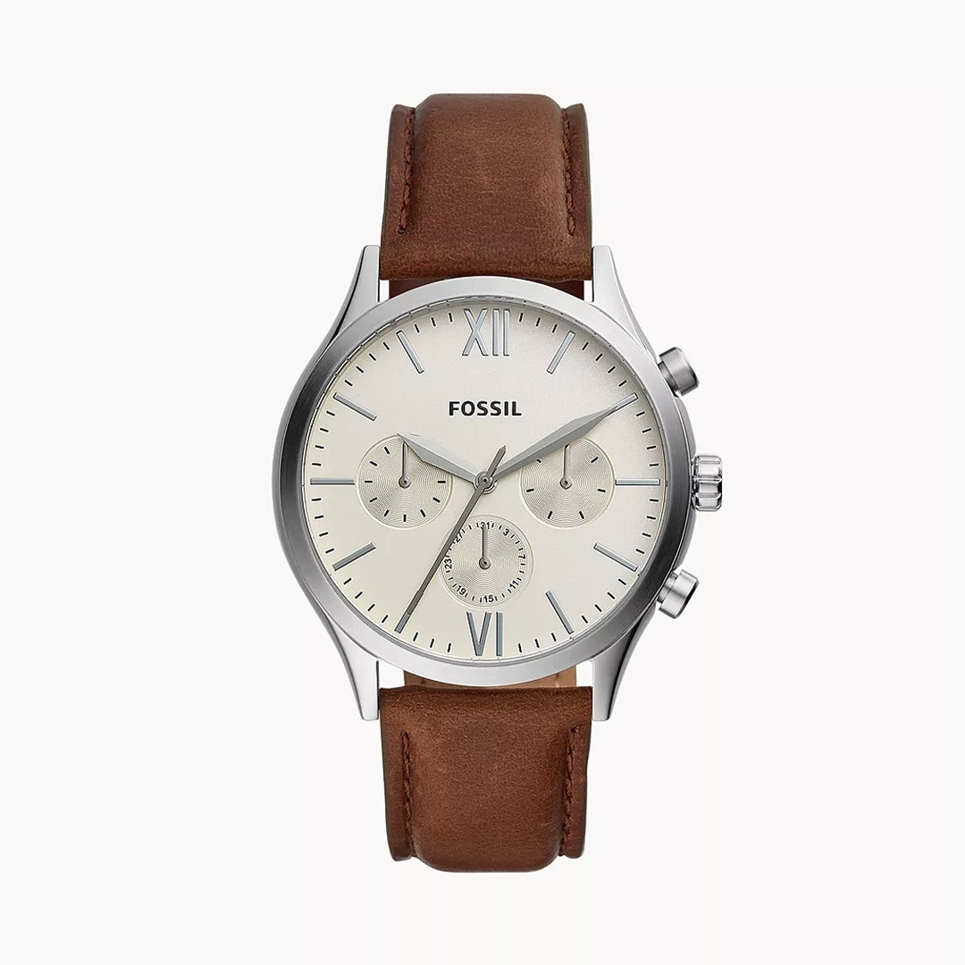 Fossil Df Watches Fenmore Men's Brown Leather Watch