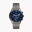 Fossil Fenmore Men's Smoke Stainless Steel Watch
