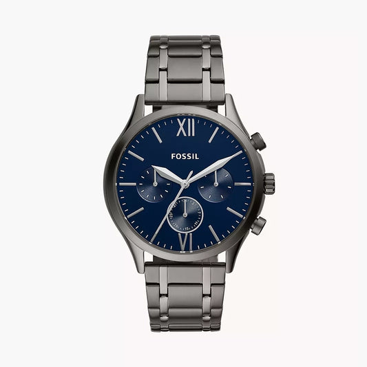 Fossil Fenmore Men's Smoke Stainless Steel Watch