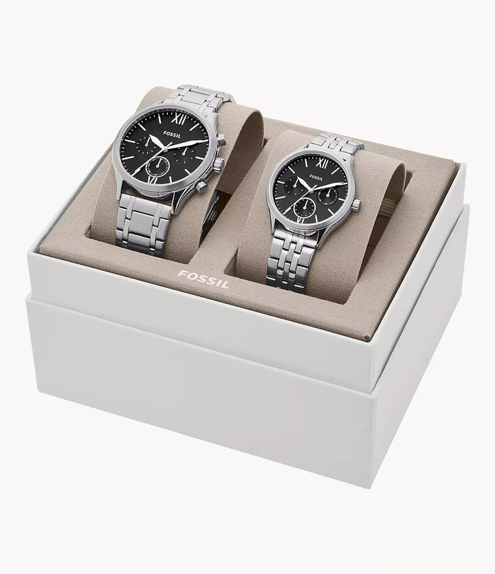 Fossil Couple Set His Her Stainless Steel Watches - BQ2469SET