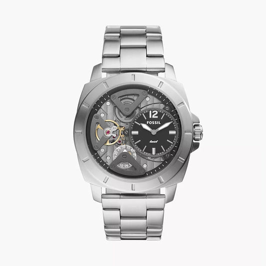 Fossil Privateer Men's Silver Stainless Steel Watch