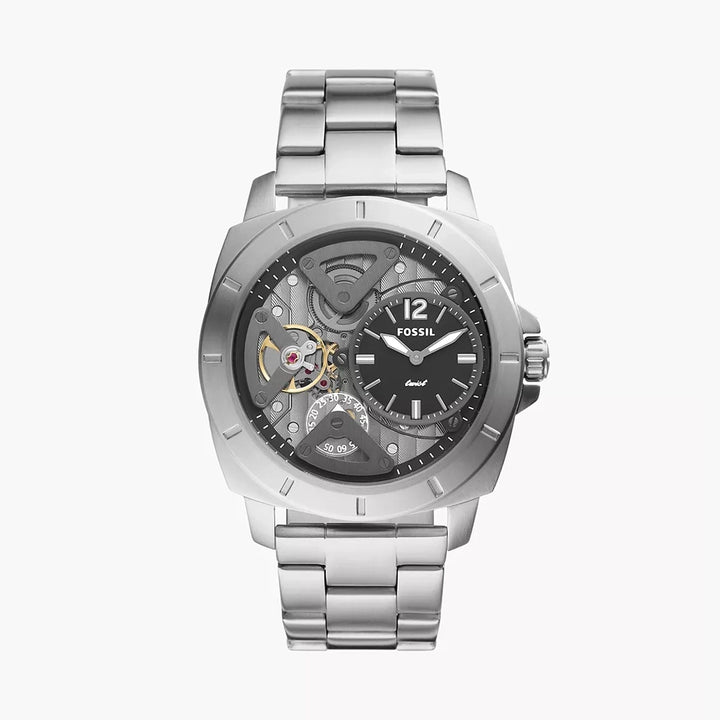 Fossil Privateer Men's Silver Stainless Steel Watch - BQ2789