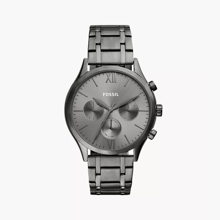 Fossil Fenmore Men's Smoke Stainless Steel Watch