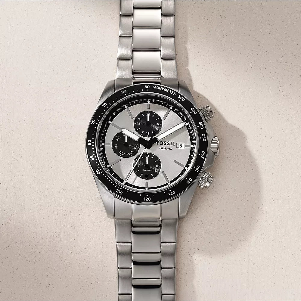 Fossil Autocross Multifunction Stainless Steel Watch