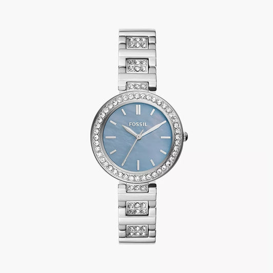 Fossil Karli Women's Silver Stainless Steel Watch