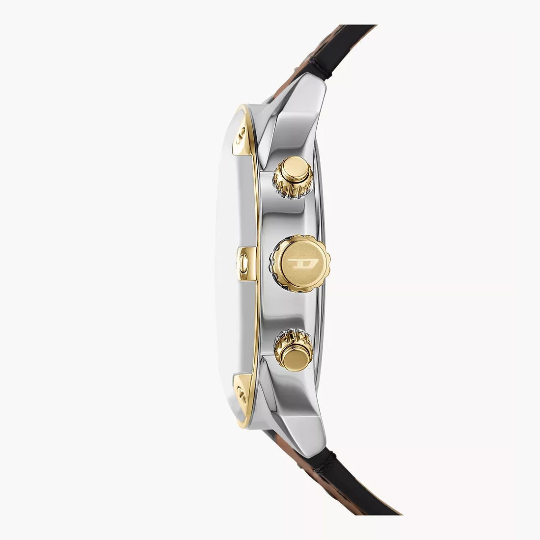 Diesel Spiked Men's Brown Leather Watch - DZ4665