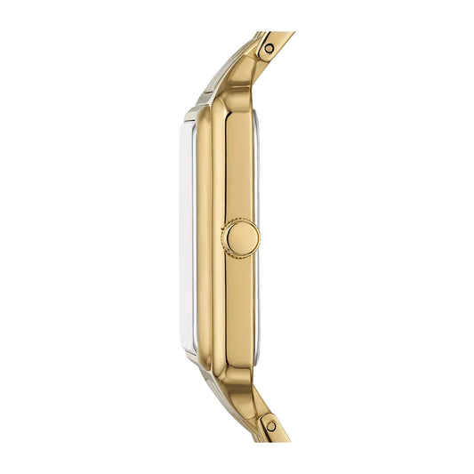 Fossil Raquel Three-Hand Date Gold-Tone Stainless Steel Ladies Watch