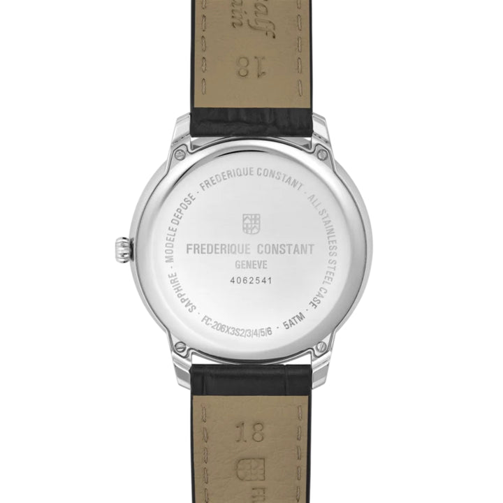 Frederique Constant Classics Moneta Moonphase Unisex Watch Black Dial