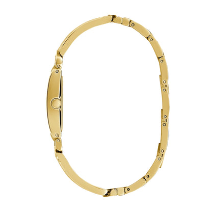 Guess Women's Watch Gold Tone Case 2-Tone Dial Quartz