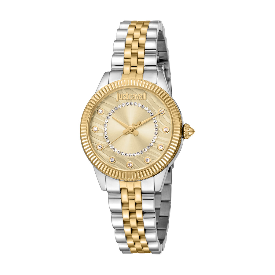 Just Cavalli Multicolor Stainless Steel Dress Watch