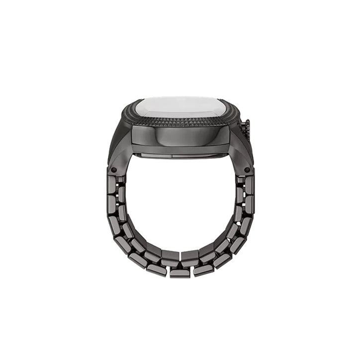 Fossil Unisex Nick Jonas x Fossil Machine Luxe Grey Vignette Two-Hand Gunmetal Stainless Steel Watch Ring